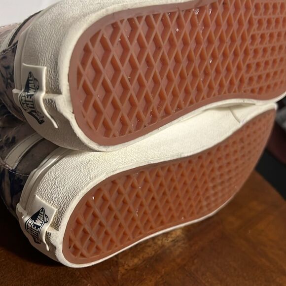 🔥🔥 VANS Floral Dye Sk8-Hi 38 Decon Multi/Marshmallow Women’s Sz 8.5 - PERFECT - Picture 11 of 13